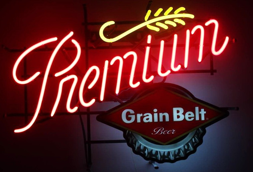 Premium Grain Belt Beer Neon Sign